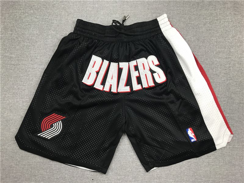 Спортивные шорты 2019 Just Don Portland Trailblazers Shorts Black