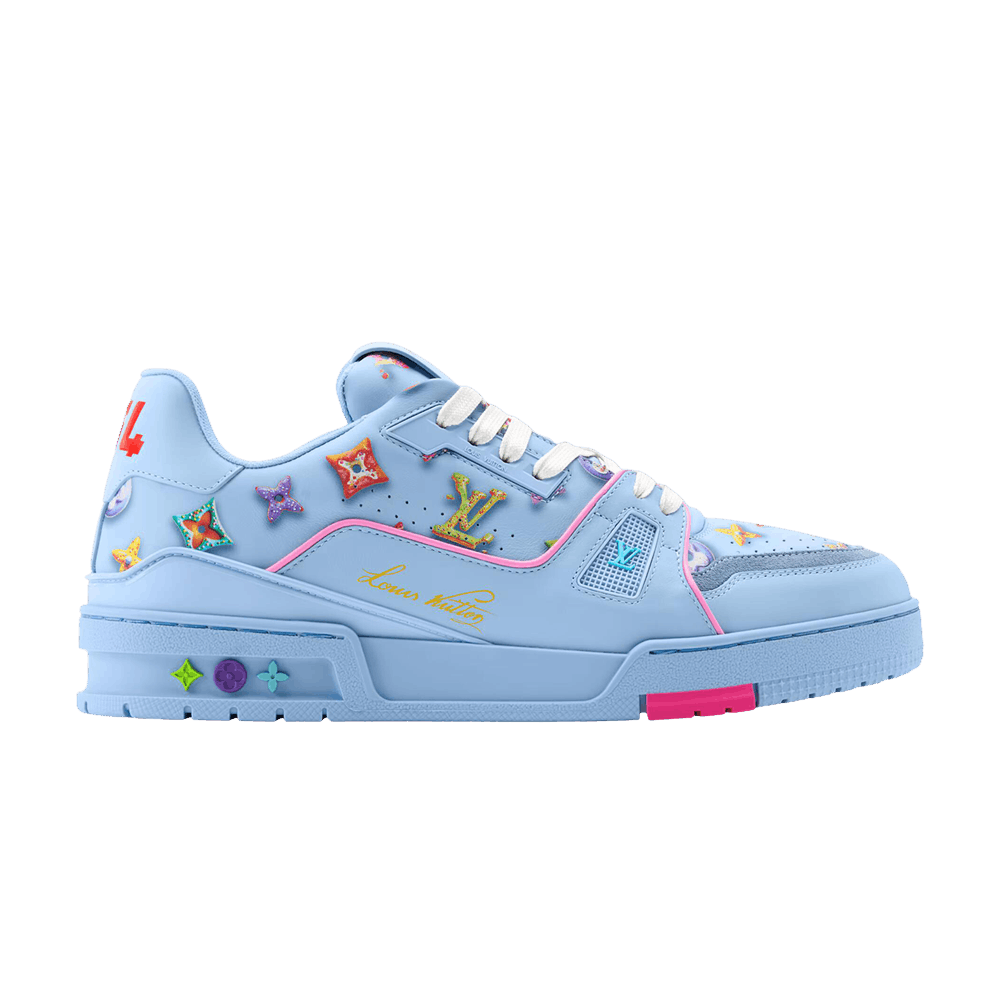 Кроссовки Louis Vuitton LV Trainer 'Monogram Donuts Blue'