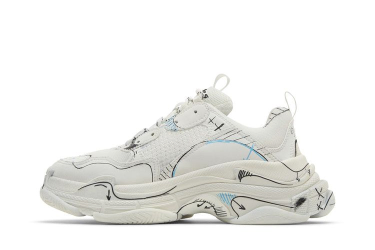 Кроссовки Balenciaga Triple S Sneaker 'Sketch - White'