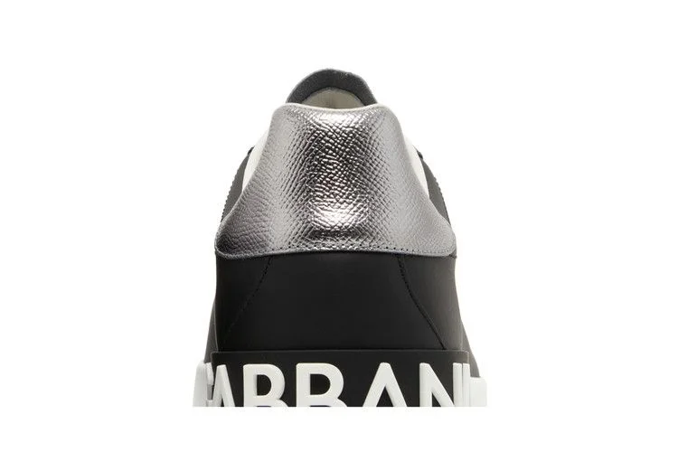 Кроссовки Dolce & Gabbana Portofino 'Black Silver'