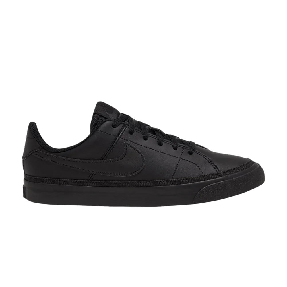 Кроссовки Nike Court Legacy GS 'Triple Black'
