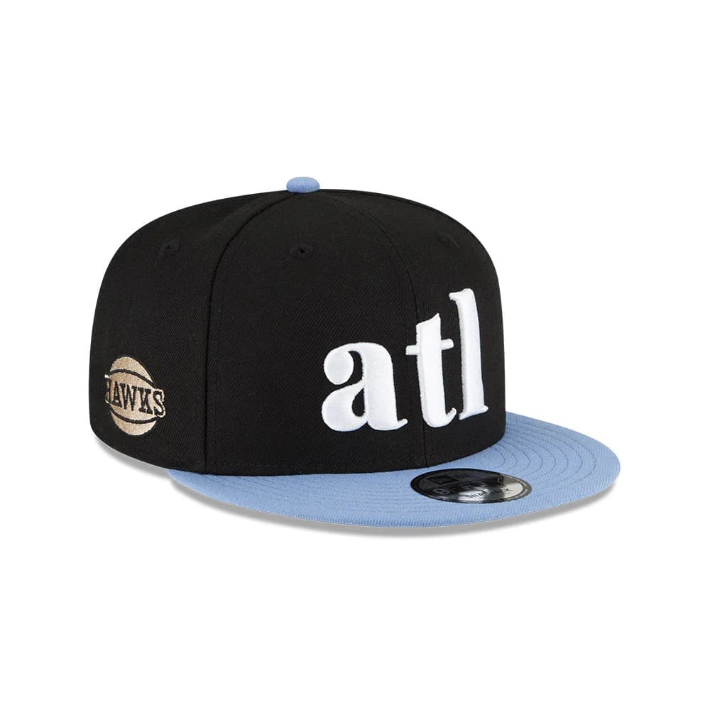 Бейсболка New Era Atlanta Hawks 9FIFTY 2024 City Edition NBA Snapback Hat