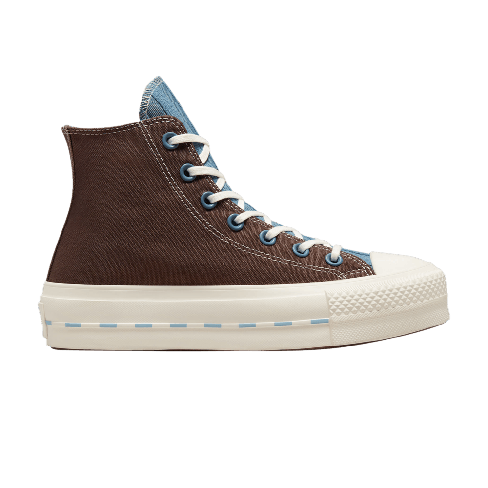 Converse Wmns Chuck Taylor All Star Lift Platform Crafted Canvas High 'Brazil Nut Indigo Oxide'