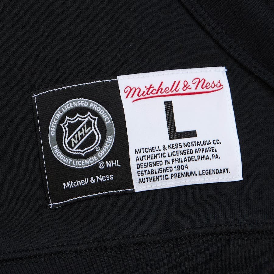 Худи Mitchell & Ness Black Seattle Kraken Game Time Fleece Pullover Hoodie