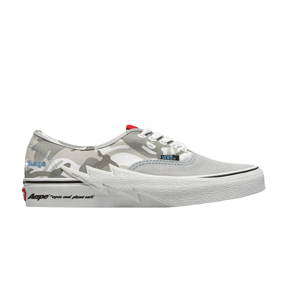 Кроссовки Vans AAPE x Authentic 'Bolt - Grey Camo'
