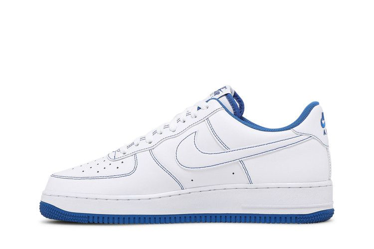 Кроссовки Nike Air Force 1 '07 'Contrast Stitch - White Game Royal'