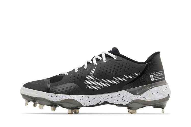 Кроссовки Nike Alpha Huarache Elite 3 Low 'Black White'