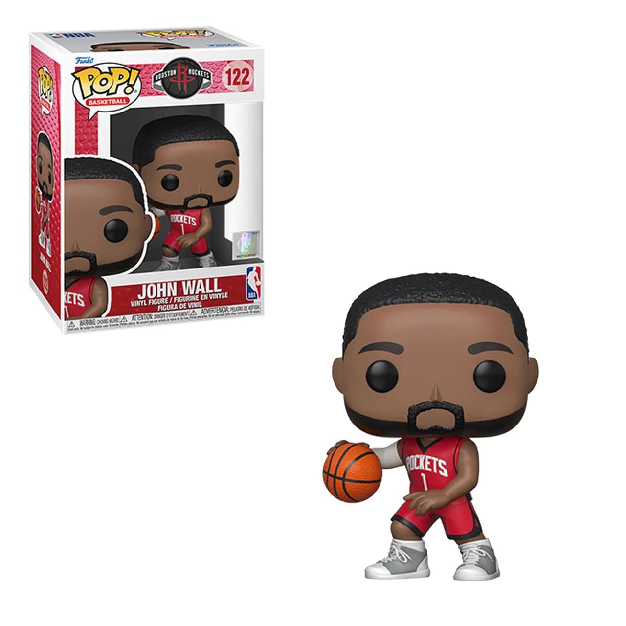 Коллекционная фигурка Funko John Wall Houston Rockets Icon Edition NBA Pop Vinyl
