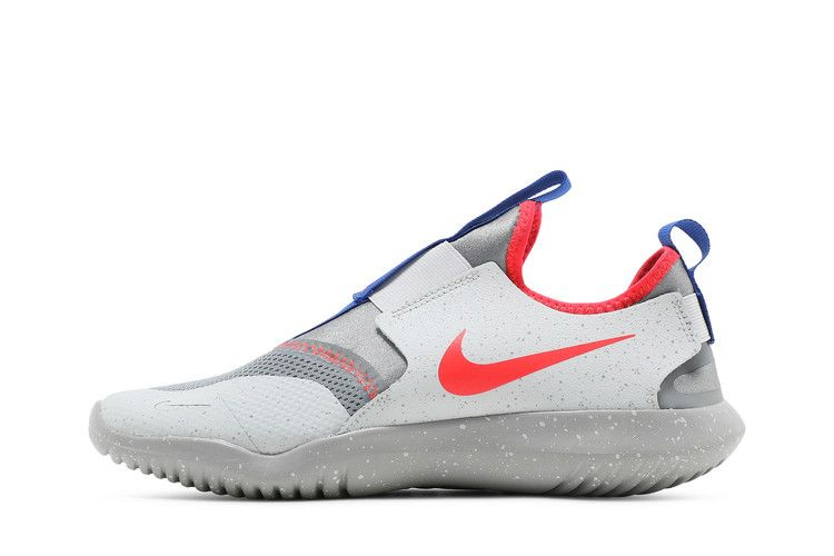 Кроссовки Nike Flex Runner SE GS 'Particle Grey Bright Crimson'