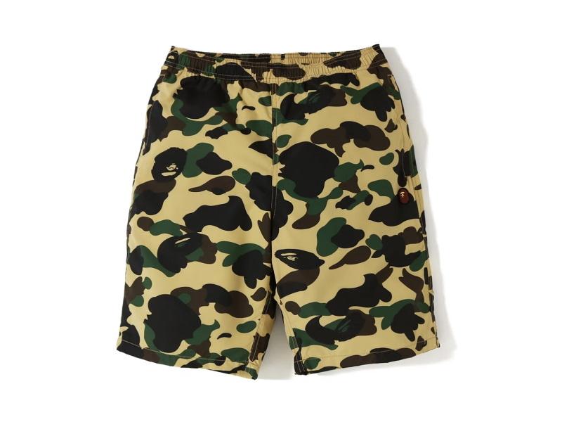 Спортивные шорты BAPE 1st Camo Beach Pants (SS19) Yellow