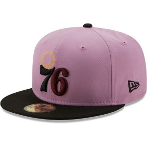 Mens-New-Era-LavenderBlack-Philadelphia-76ers-Color-Pack-59FIFTY-Fitted-Hat-300x300