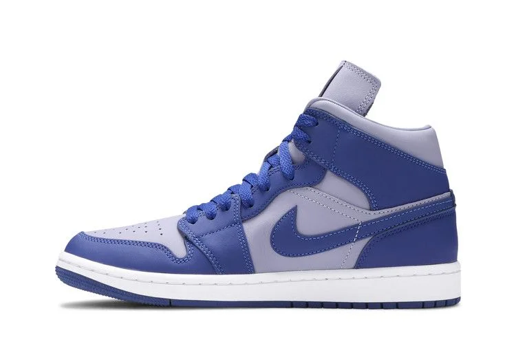 Кроссовки Wmns Air Jordan 1 Mid SE 'Iron Purple Deep Royal'