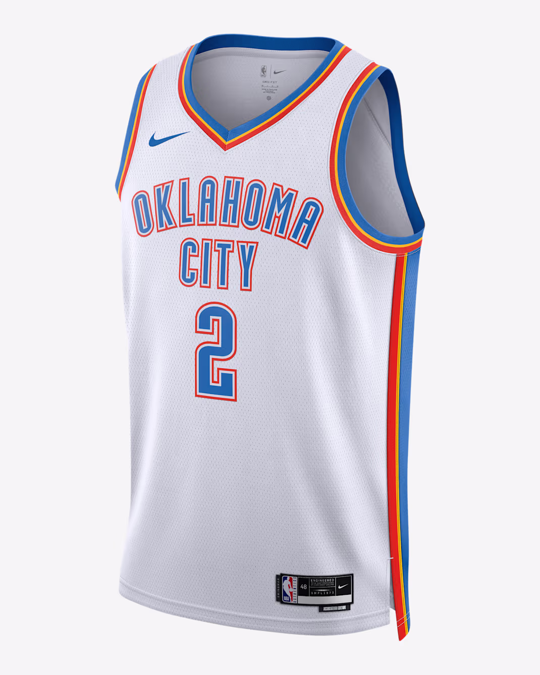 Баскетбольное джерси Nike NBA Shai Gilgeous-Alexander OKC 22-23 Association Edition Swingman