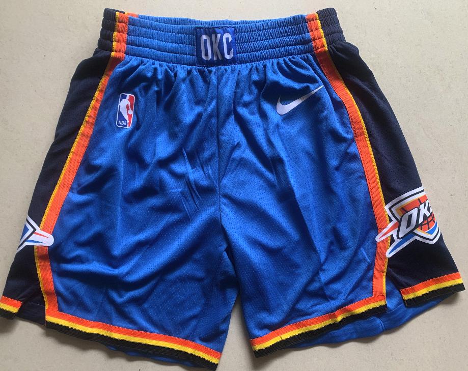 Спортивные шорты 2018-19 Short Oklahoma City Thunder Icon Swingman Blue