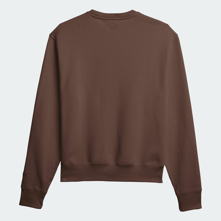 Свитшот adidas Pharrell Williams Basics Crewneck Sweatshirt Earth Brown