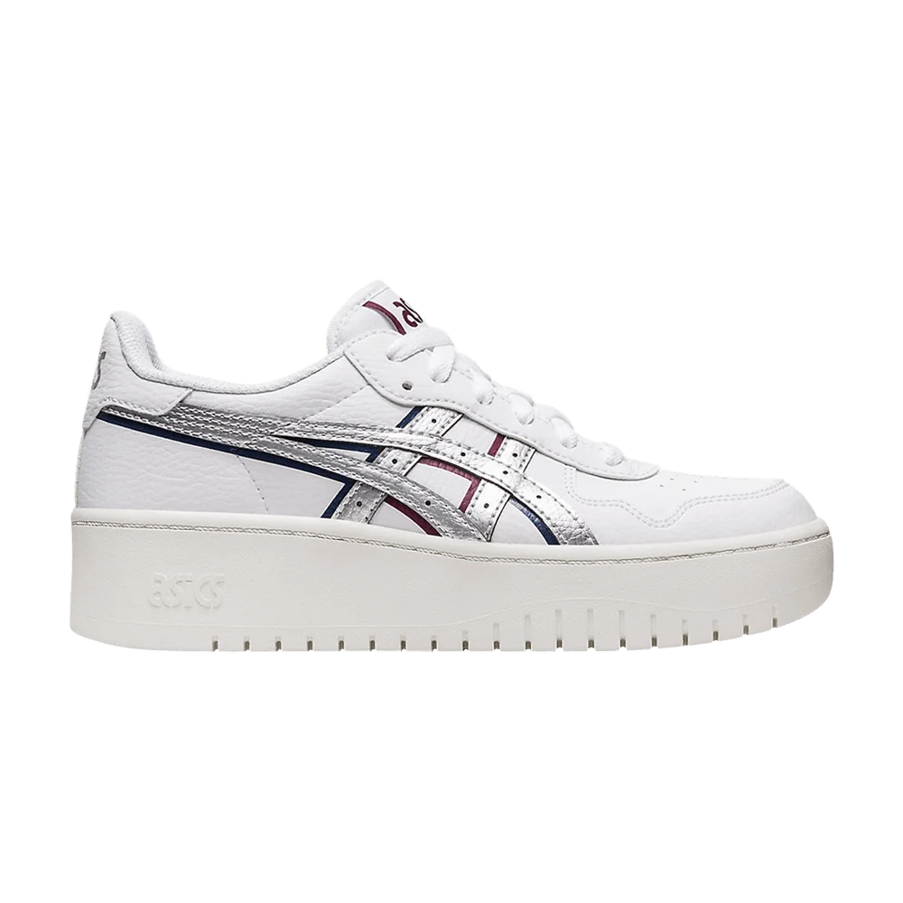 Krossovki-Asics-Wmns-Japan-S-PF-White-Silver-Burgundy