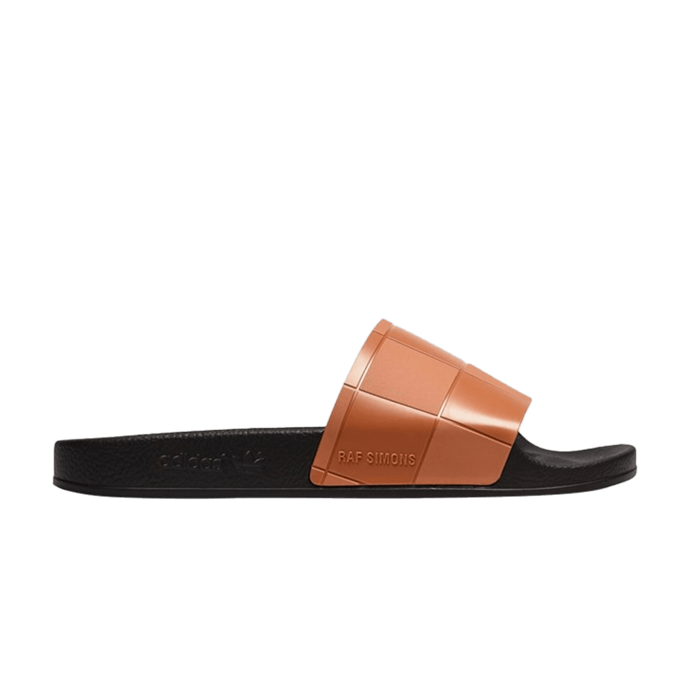 Кроссовки adidas Raf Simons x Adilette 'Dark Brown Checkerboard'