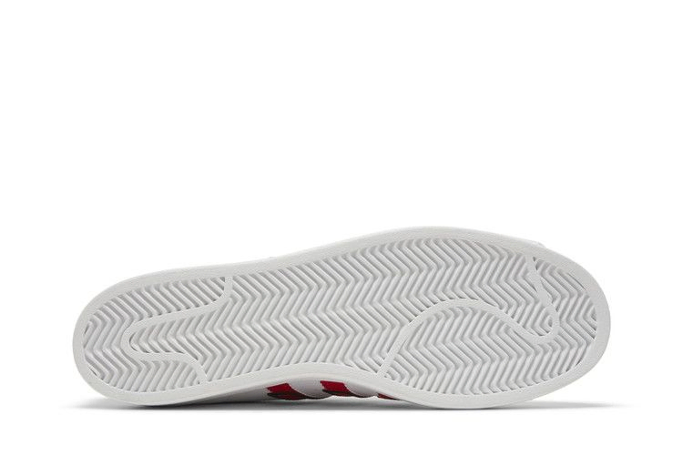 Кроссовки adidas Superstar 'White Vivid Red'