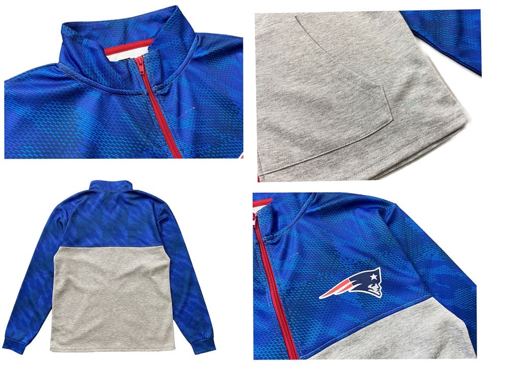 Куртка с воротником-стойкой B20THER NFL Patriots Blue Jacket