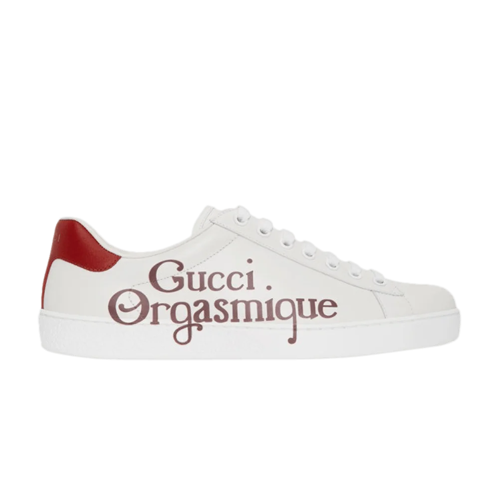 Krossovki-Gucci-New-Ace-Gucci-Orgasmique-White-Hibiscus-Red