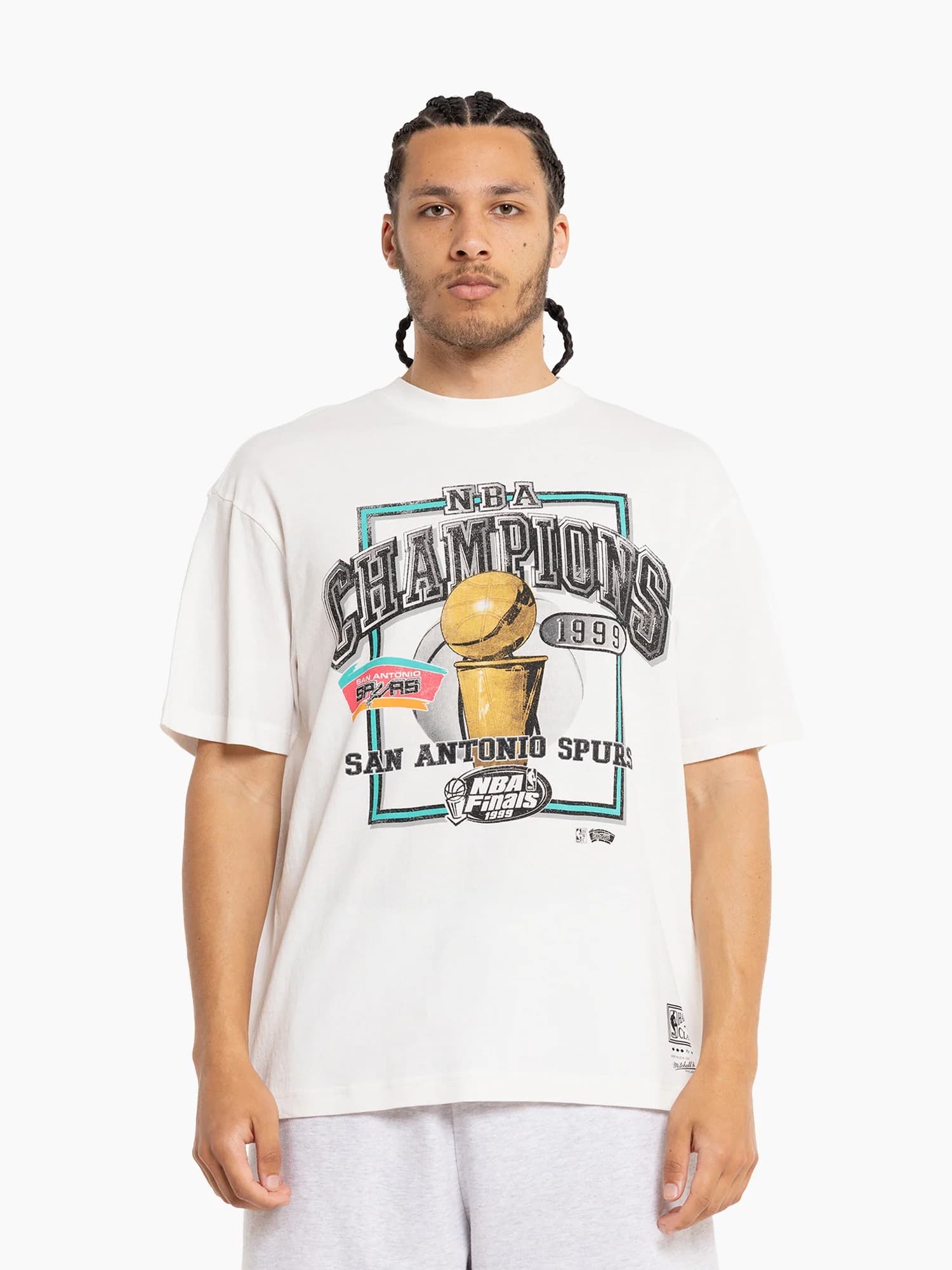 Футболка Mitchell & Ness San Antonio Spurs 1999 Champions Vintage T-Shirt