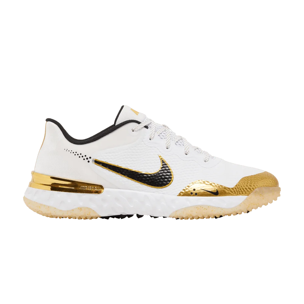 Krossovki-Nike-Alpha-Huarache-Elite-3-Turf-White-Metallic-Gold