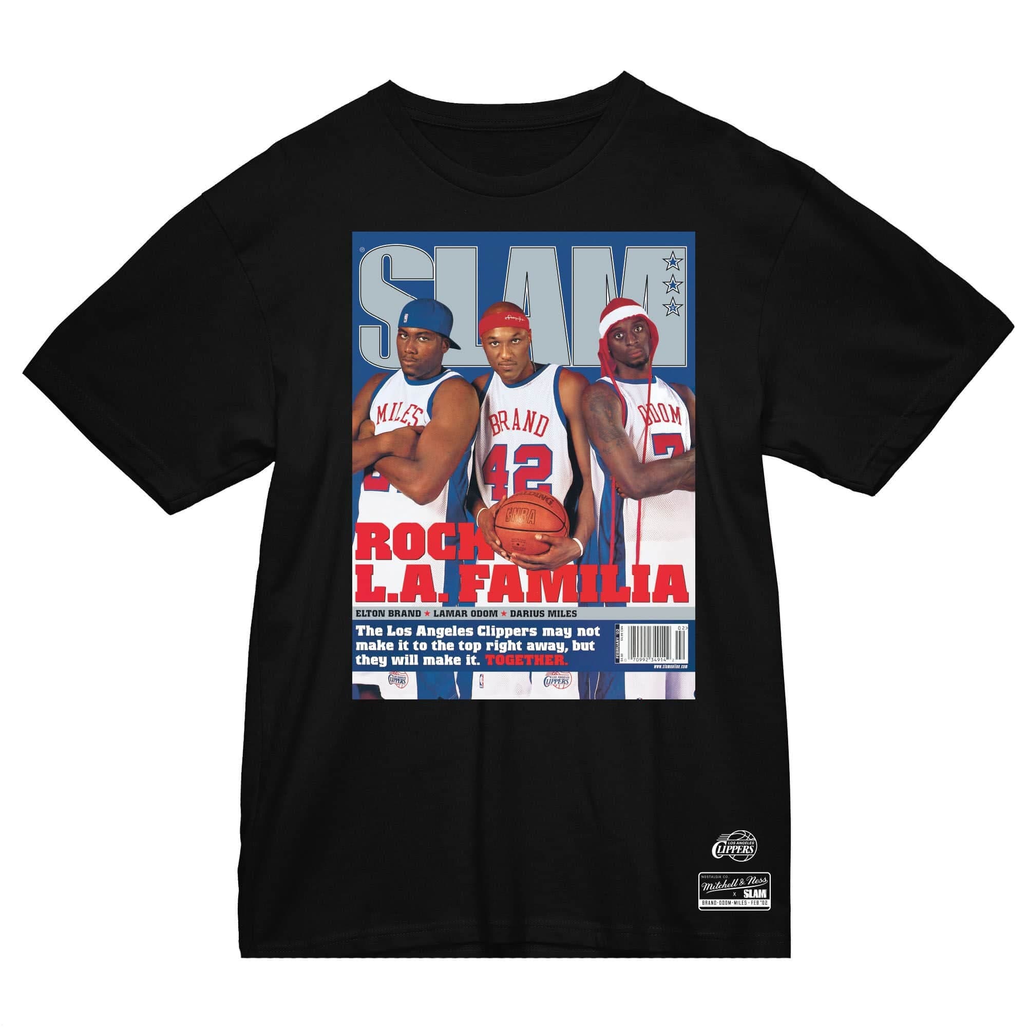 Футболка Mitchell & Ness Slam Cover Los Angeles Clippers Black T-Shirt
