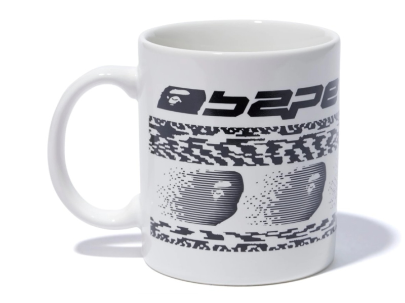 Кружка BAPE Glitch Mug White