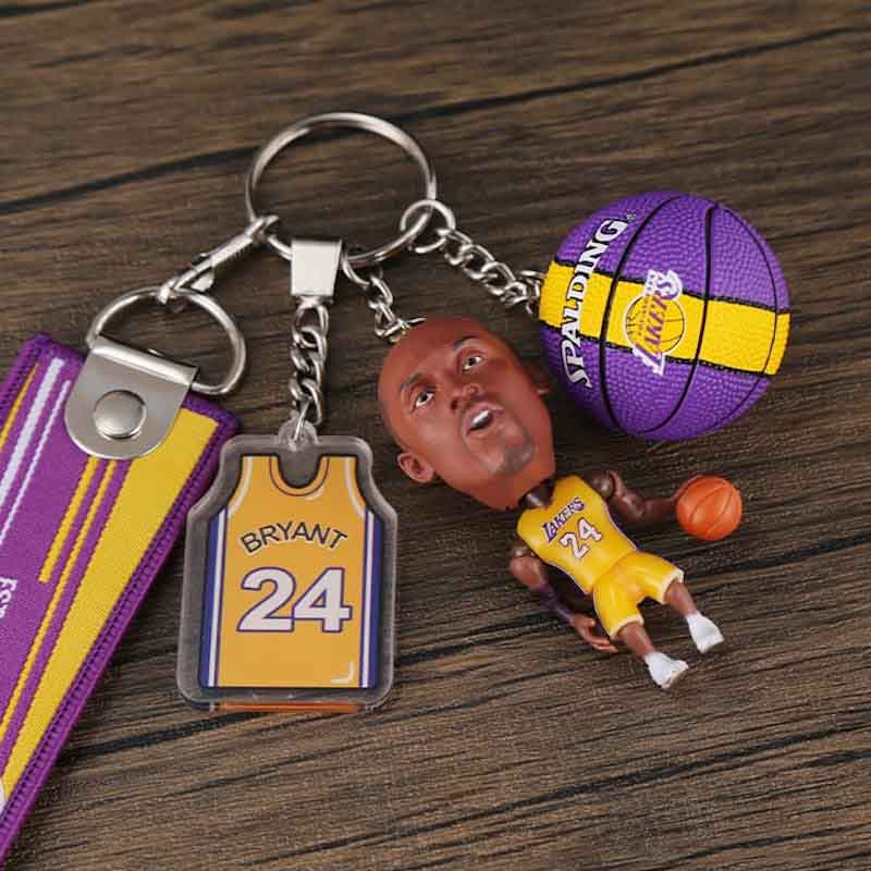 Брелок для ключей Jinduo Kobe Lakers Player Keychain