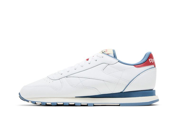 Кроссовки Reebok Classic Leather 'White Blue Slate'
