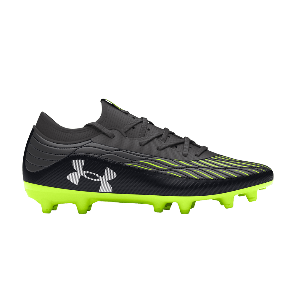 Кроссовки Under Armour Magnetico Select 4 FG Jr 'Black Lime'