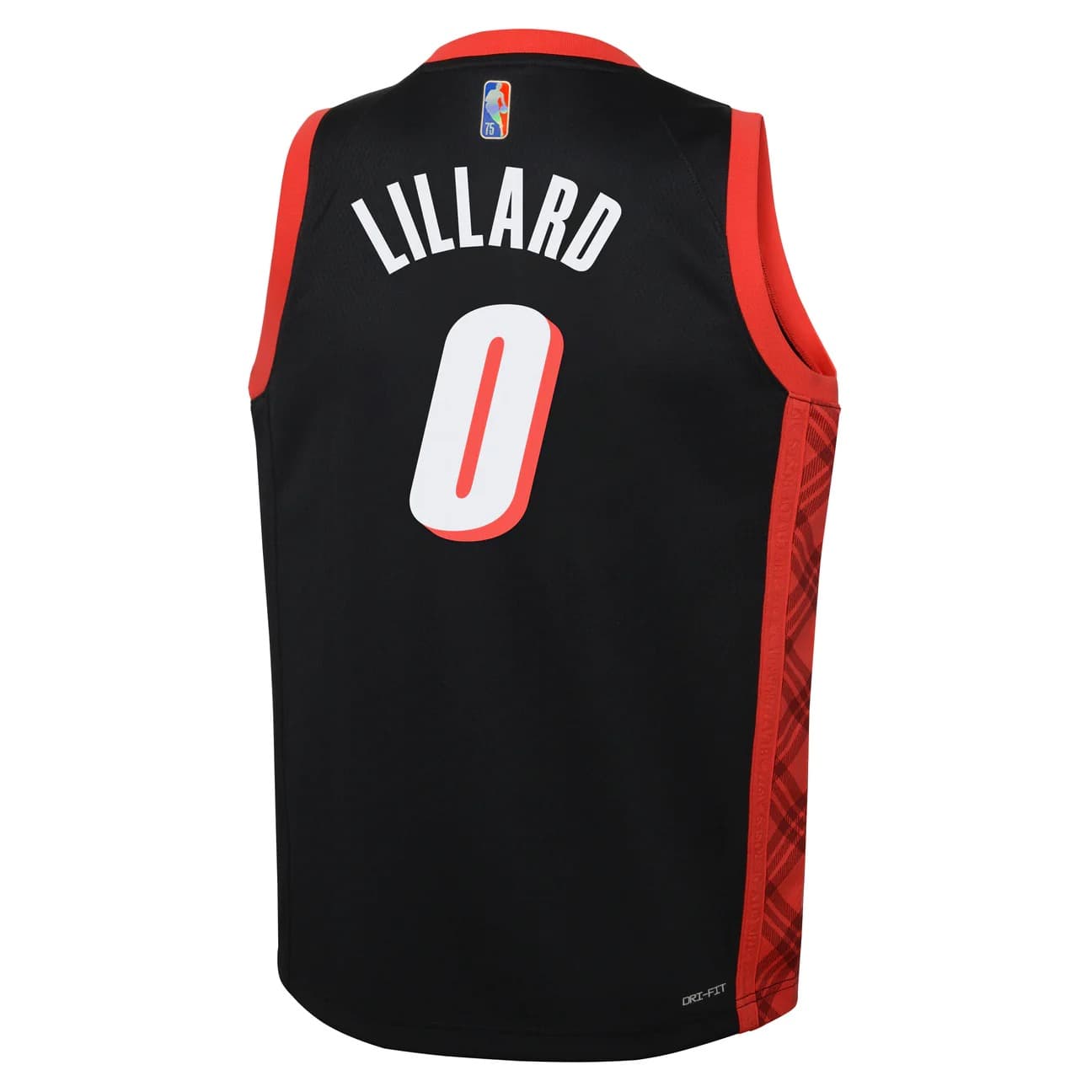 2021-22-Portland-Trail-Blazers-Damian-Lillard-0-Youth-Swingman-Mixtape-City-Edition-Black-Jersey-7