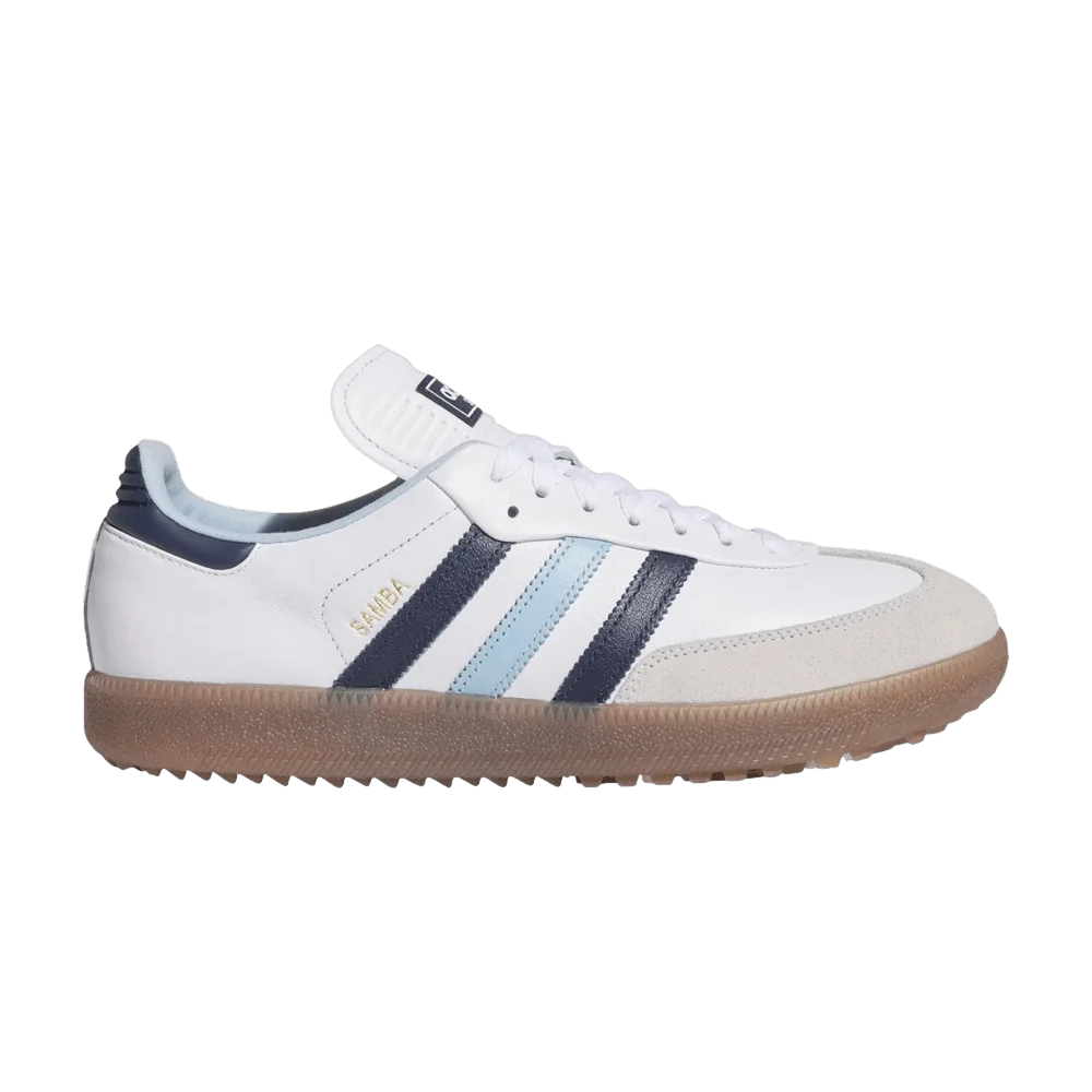Krossovki-adidas-Samba-Spikeless-Golf-White-Indigo-Clear-Sky