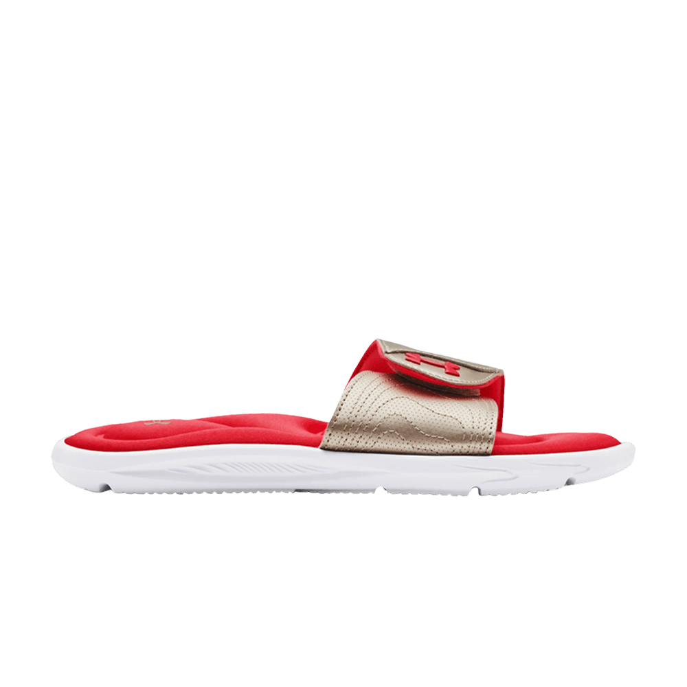 Кроссовки Under Armour Wmns Ignite 9 Slide 'White Metallic Faded Gold'