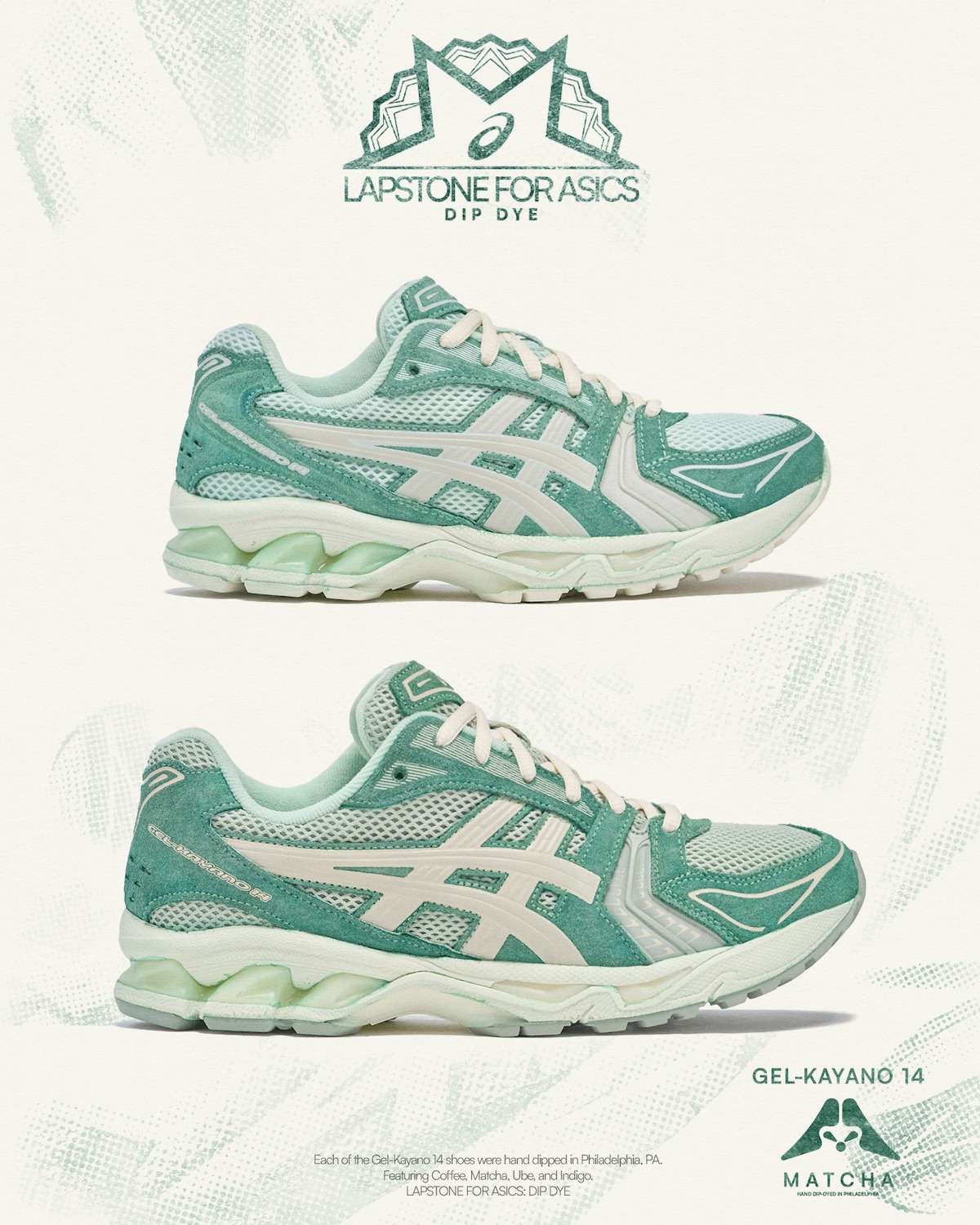 Lapstone-and-Hammer-x-Asics-Gel-Kayano-14-Dip-Dye-Pack-Matcha-1