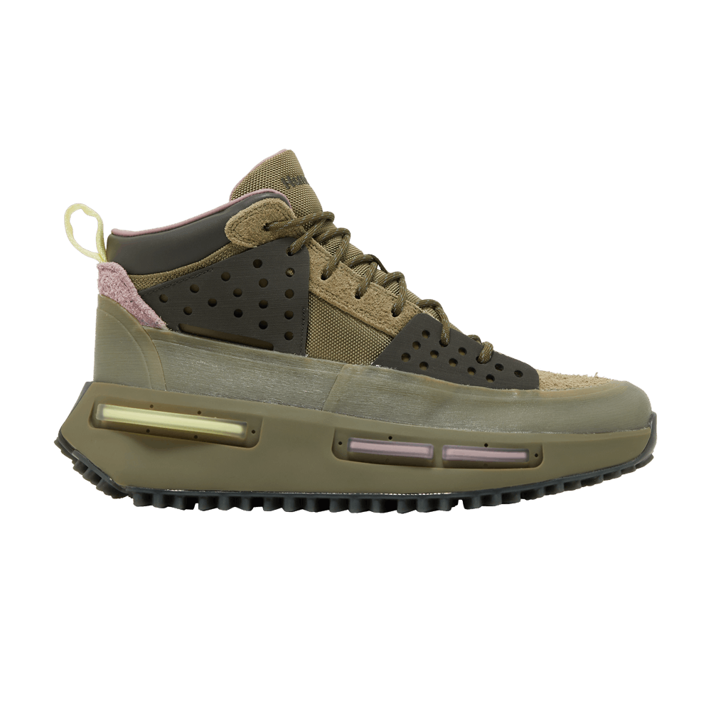 Кроссовки Pharrell x adidas Hu NMD_S1 Ryat 'Focus Olive'