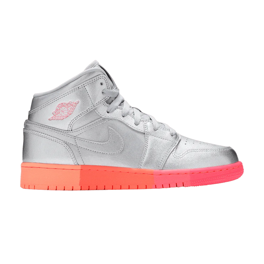 Krossovki-Air-Jordan-1-Mid-GS-Metallic-Silver-Pink-Crimson