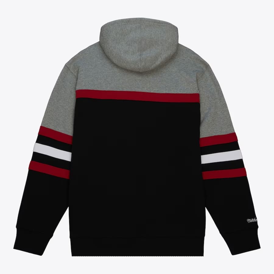 Худи Mitchell & Ness Black Chicago Blackhawks Head Coach Pullover Hoodie