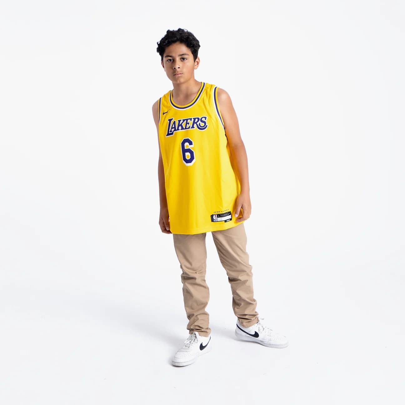 2022-23-Los-Angeles-Lakers-LeBron-James-23-Youth-Swingman-Icon-Edition-Yellow-Jersey-4