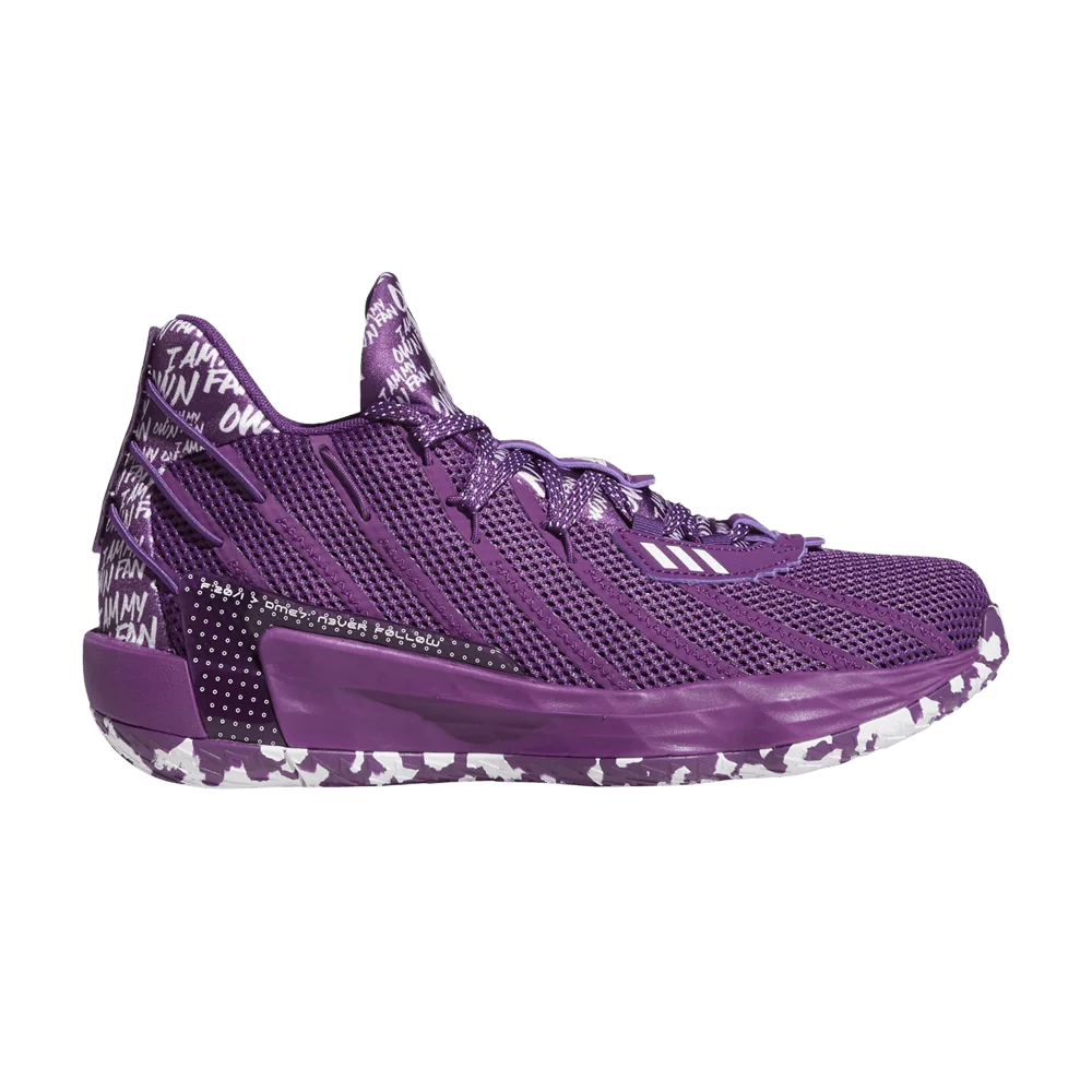 Кроссовки Adidas Dame 7 'I Am My Own Fan - Glory Purple'