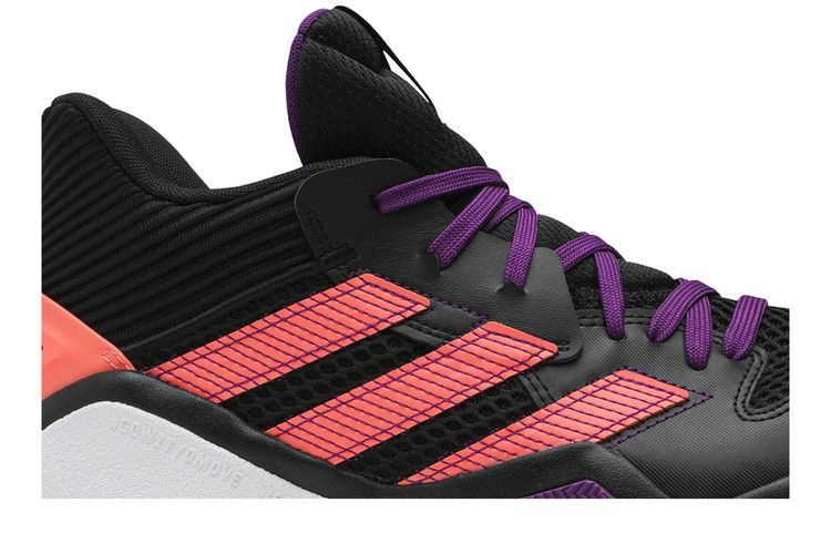 Кроссовки Adidas Harden Stepback 'Black Purple Coral'