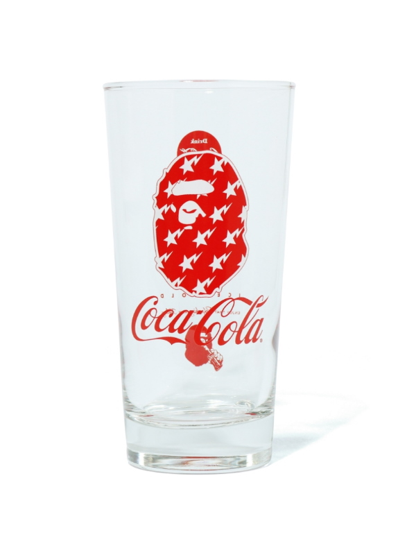 Стеклянный стакан BAPE x Coca Cola Glass Clear