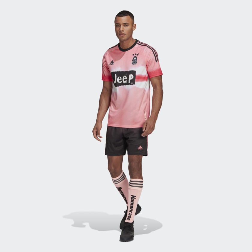 Футболка adidas Juventus Human Race Jersey Glow Pink/Black