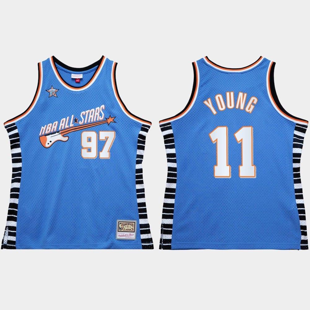 Баскетбольная джерси Atlanta Hawks #11 Trae Young Royal 2022 Xhibition NBA All-Star Jersey