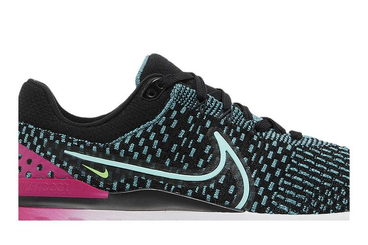 Кроссовки Nike Wmns React Infinity Run Flyknit 3 'Black Pink Prime Dynamic Turquoise'