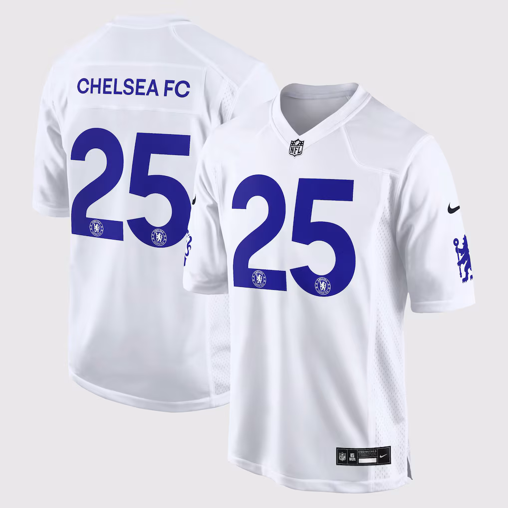 Футболка Chelsea x NFL Nike Club World Cup Game Road Jersey