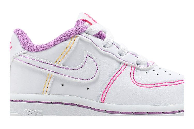 Кроссовки Nike Force 1 TD 'Contrast Stitch - Fuchsia Glow'