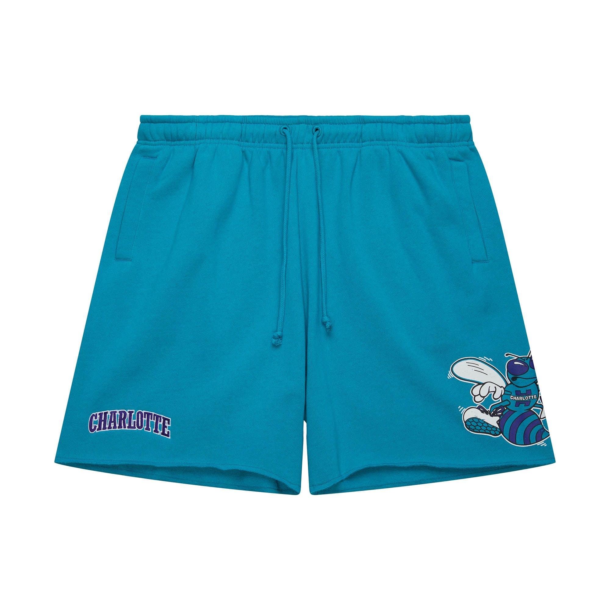 Спортивные шорты Mitchell & Ness Postgame Fleece Vintage Logo Charlotte Hornets Shorts