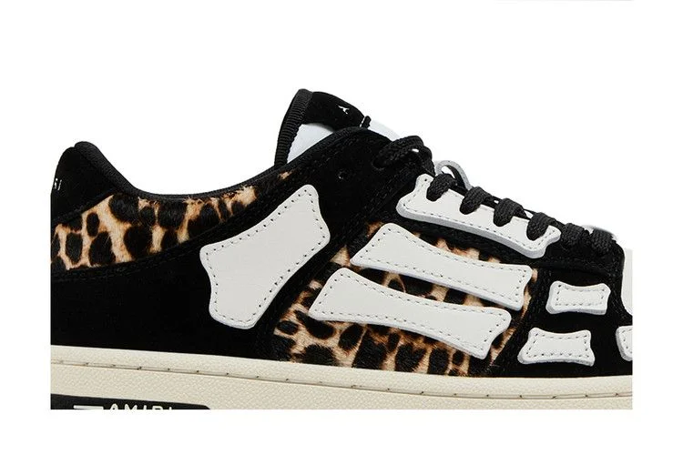 Кроссовки Amiri Skel Top Low 'Black White Leopard'