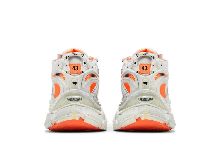 Кроссовки Balenciaga Runner Sneaker 'Eggshell Neon Orange'